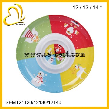 MELAMINE ROUND TRAY