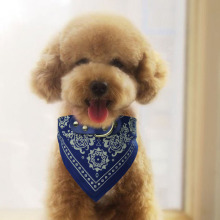hot selling soft 100% cotton pet bandanas for dogs