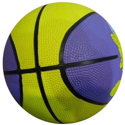 Three Colors Rubber Basketball Toys