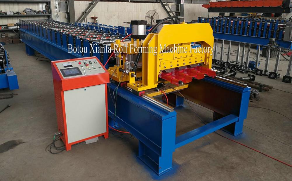 Steel Roof Tile Making Roll Forming Machine