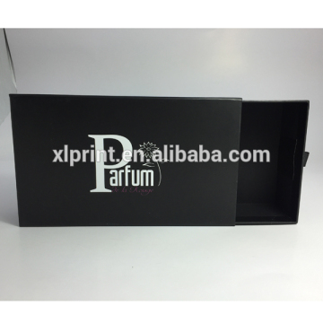 Black match box corrugated packaging