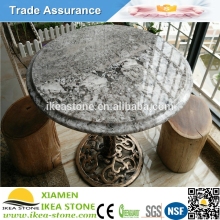 Bianco Antico Inspection Customer Granite Dining Tables For Measuring
