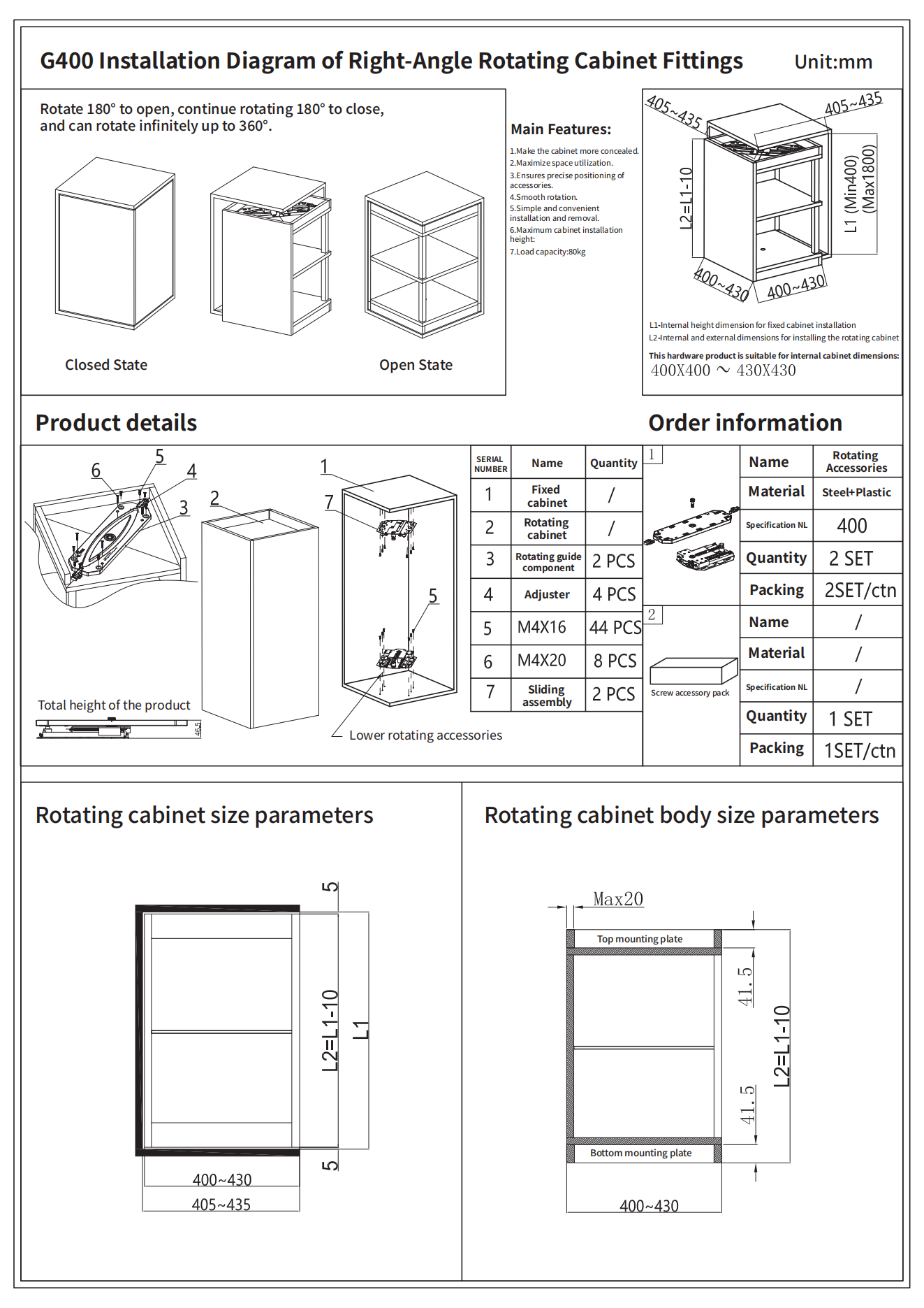 360° degree Rotating Cabinet System-2 360° degree Rotating Cabinet System-2