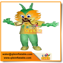 adult green dragon mascot costume for sale funny animal plush green dragon mascot
