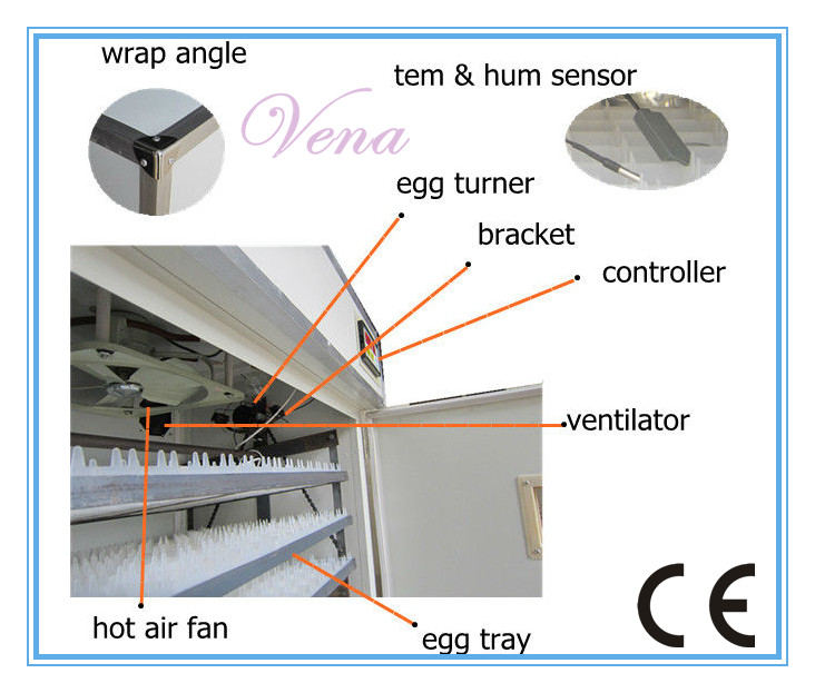 Fully Automatic Factory Wholesale China Incubator for 5000 Quail Eggs