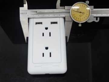 South America Market ABS Material GFCI USB Ports Outlet Wall Sockets