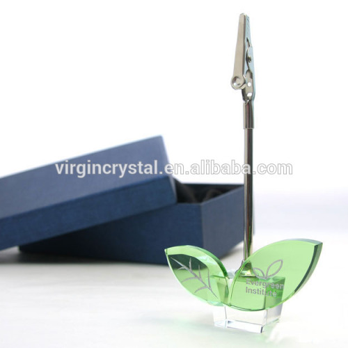 Crystal greeting card stand gift card display stand crystal memo stand