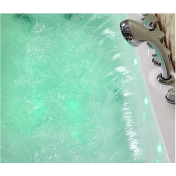 Bañera de hidromasaje de acrílico de color blanco de 1,7 * 0,75 m