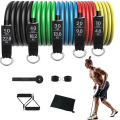 11 pcs Yoga Hip Long Resistance Band Set