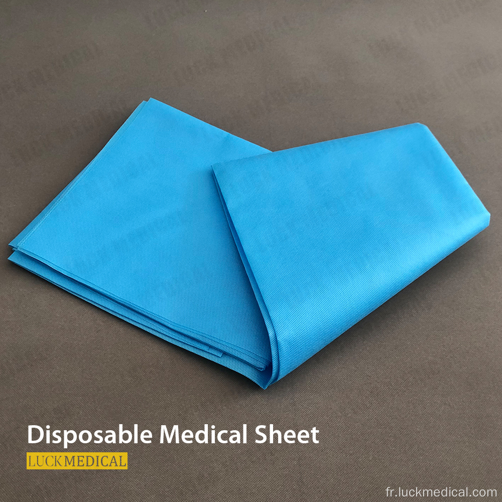 Utilisation médicale de feuille non tissée jetable