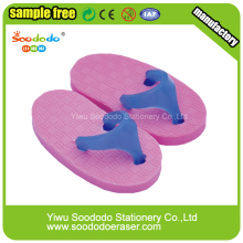 Purple Slippers Shaped Eraser ,custom made eraser