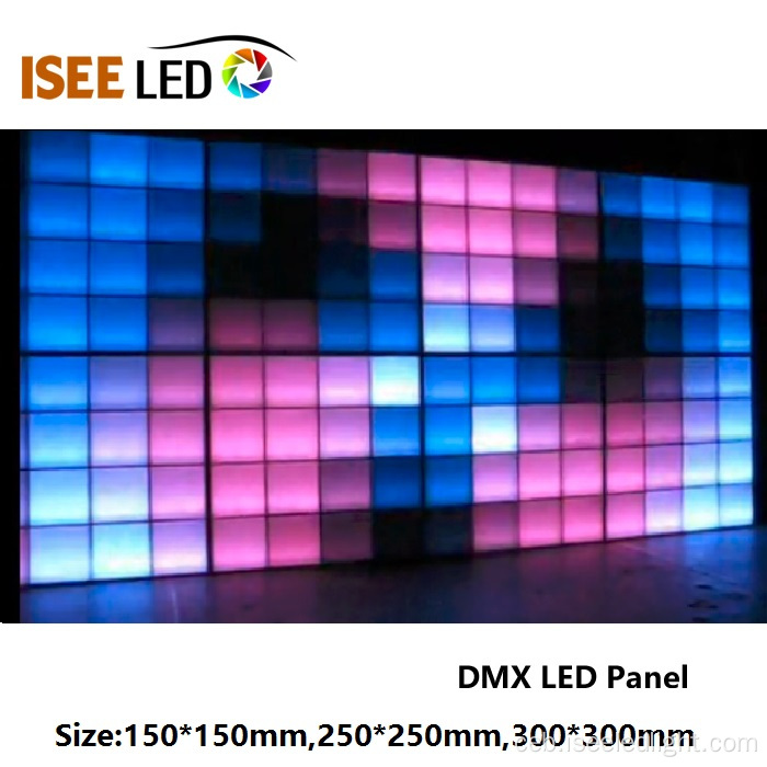 300 * 300mm RGB DMX video nga gipangulohan sa panel nga panel