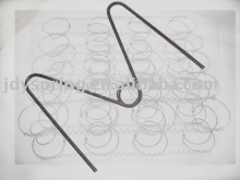 Compressing edge support spring