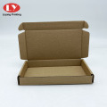 Kraft Paper Liten Shipping Mailer Box för tallrik