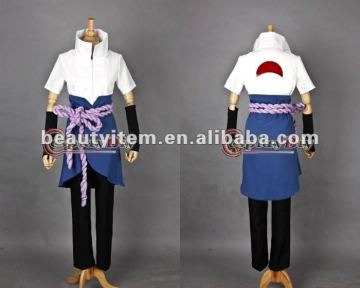 Stock Naruto 3rd Shippuuden Sasuke Uchiha Cosplay Costume
