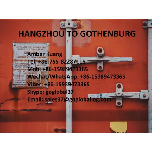 Zhejiang Hangzhou Sea Freight to Sweden Gothenburg