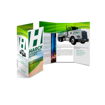 Professional Colorful Print Folded Leaflet