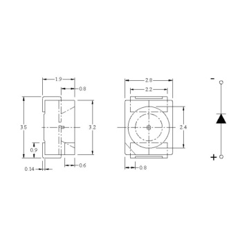 Фототранзисторы 3528 SMD IR Detector 940nm