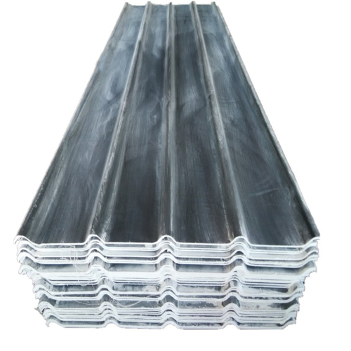 Lastra per tetto in ossido di magnesio con film in PET grigio