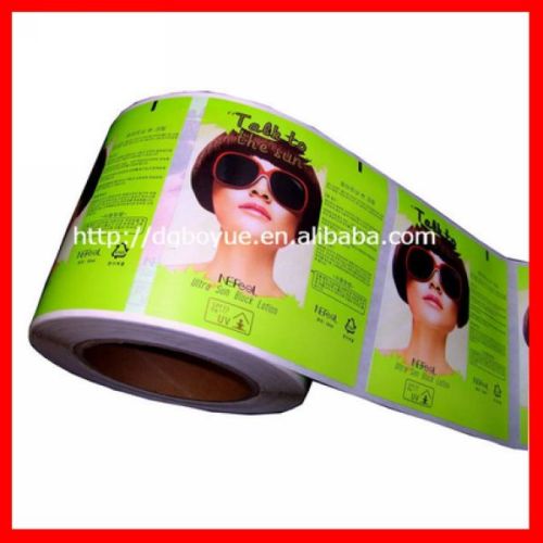 OEM printing customized cosmetic labels with waterproof mate