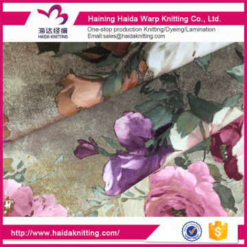 New Design Fashion Low Price 100 Polyester Tackle Twill Minky Fabric