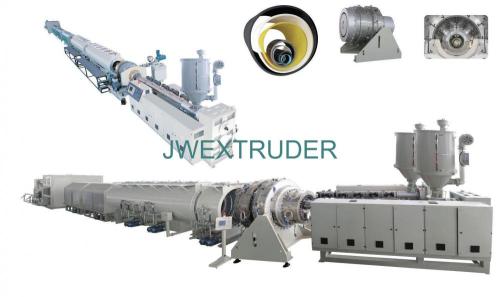 Automatic high performance pipe extrusion line