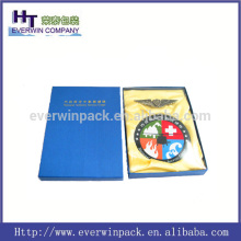 custom top hot sale flocking plastic badge case