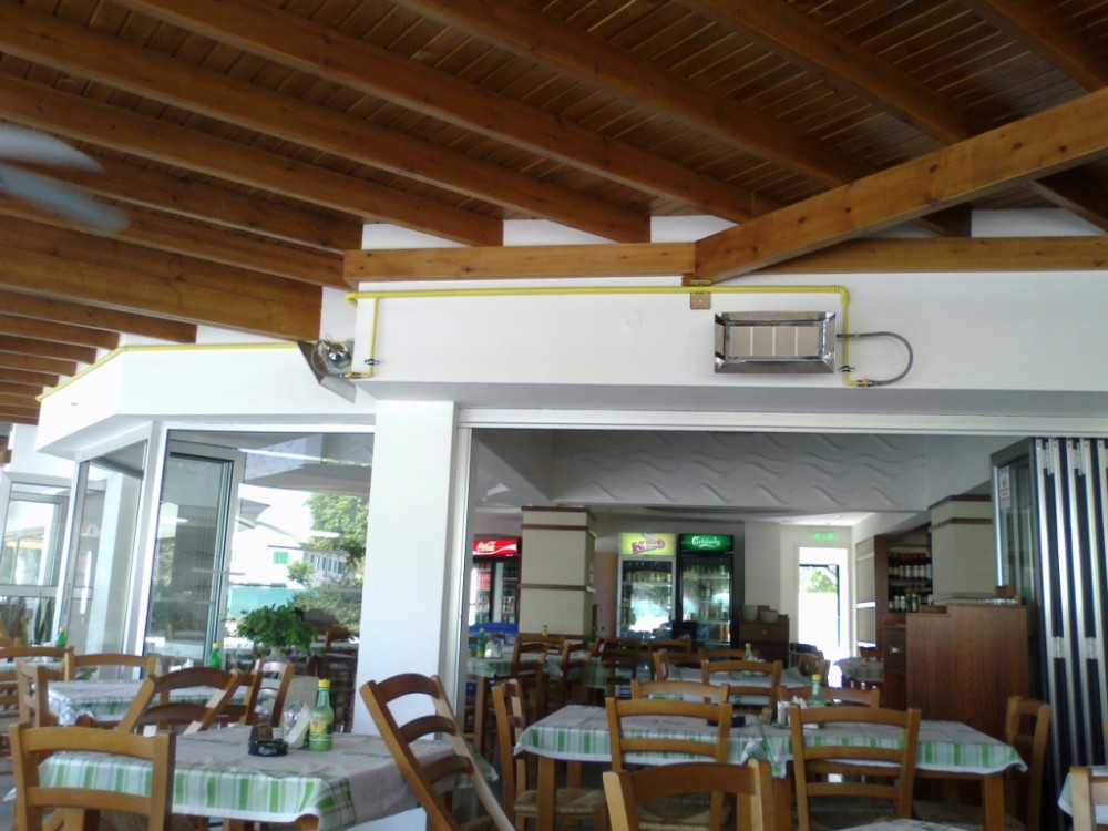 Commercial manual ignition infrared catalyst gas patio heater for sale
