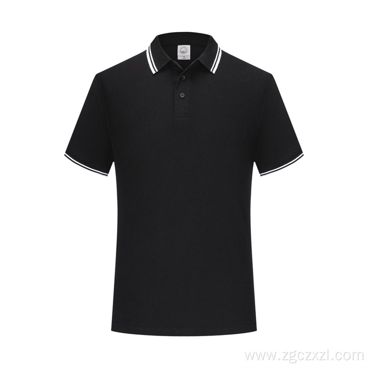 Men's Gradient Lapel POLO Workwear