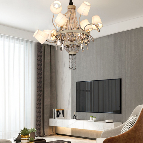 Lustre pendente de cristal led