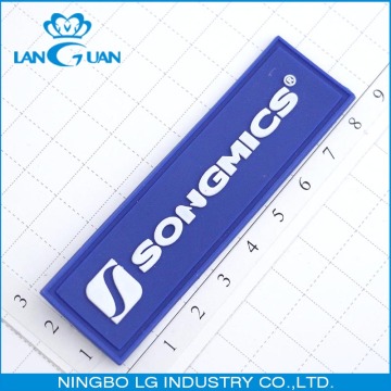 rubber label logo,bags silicon rubber label PVC