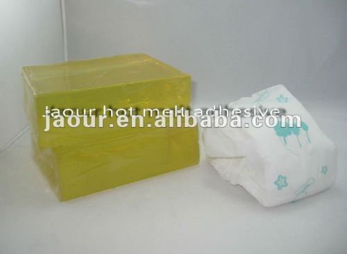 Supply psa hot melt adhesive glue block for Diapers