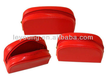 Colored Promotional pu coin wallets with zip