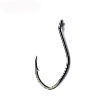 High Carbon Steel Black Nickel Catfish Hooks for Sale - 8083 Catfish Big River Hooks