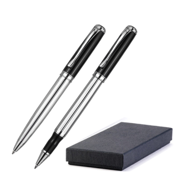 Metal pen & rollerball set
