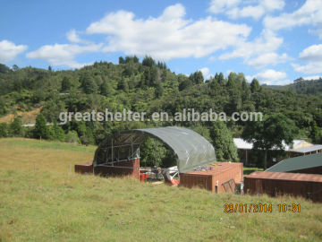 Wind Resistant Dock Storage Tents And Container Shelter Structures