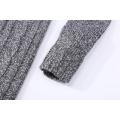 Men's Knitted Cable AB Yarnt Shawl Collar Pullover