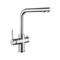 Single lever kitchen mixer-difunctional