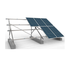Support PV en acier pour section double rouleau solaire C