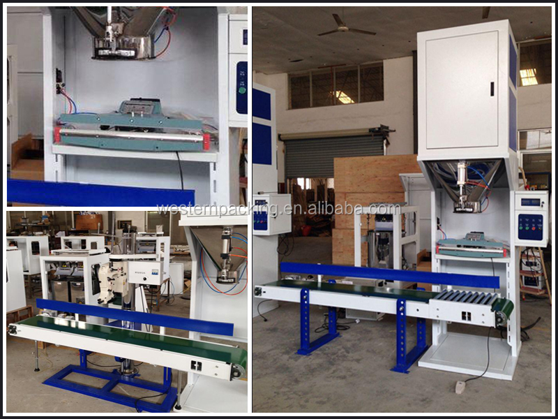 5kg rice packaging machine, bean bagger with sewing packing machinery