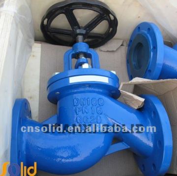 DIN flanged cast iron globe valve