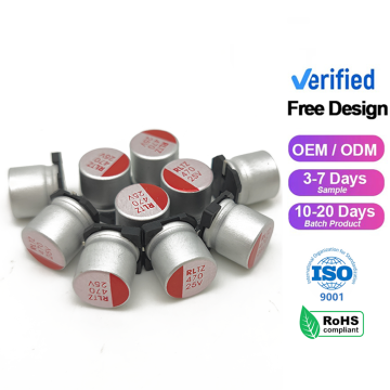 LORIDA China Manufacture 63V 22UF Smd Polymer Aluminum Electrolytic Capacitor