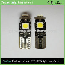 bestop high bright t10 canbus led light w5w 5w led canbus