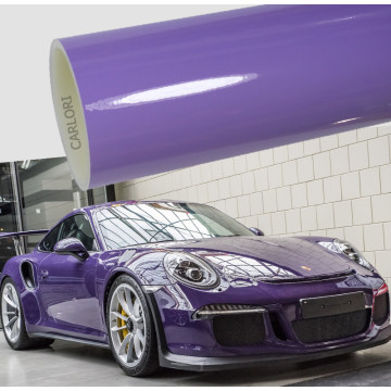 Gloss Purple Car Wrap Vinyl.