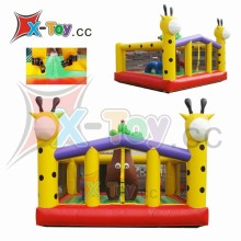giraffe inflatable bouncy with climbing /hot inflatable castle/inflatable climbing