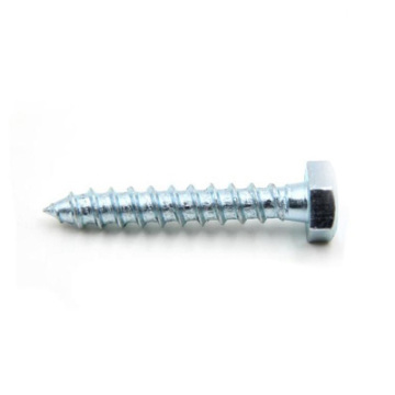 Zinc Plated Steel Lag Bolt Hex Head