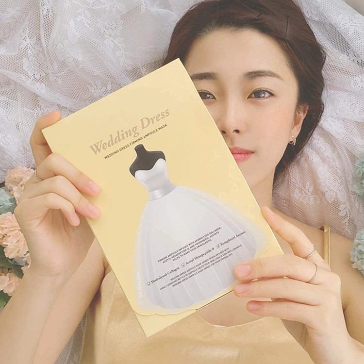 Advanced Custom Korean Wedding Dress Firming Ampoule Face Sheet Mask Skin Care