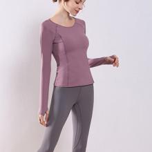 Yoga Shirt With Thumb Hole Active Tops