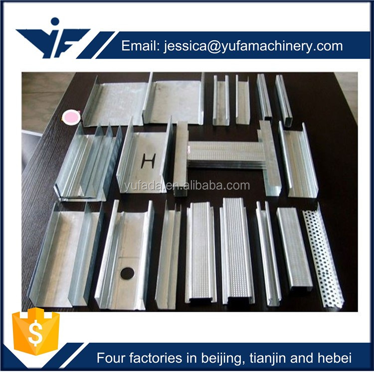 metal dry wall metal stud and track roll forming machine