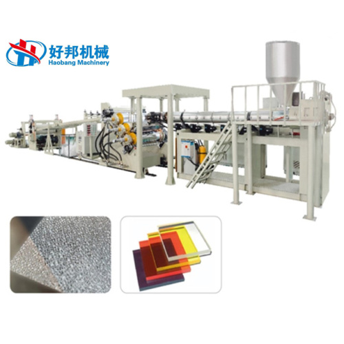 ABS PS PC PMMA Sheet Extrusion Production Line